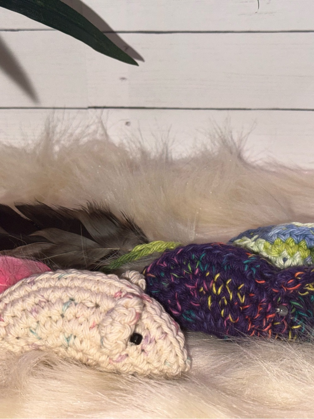 Handmade Crochet Catnip Mouse Cat Toys